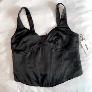 Jason Wu satin corset bustier